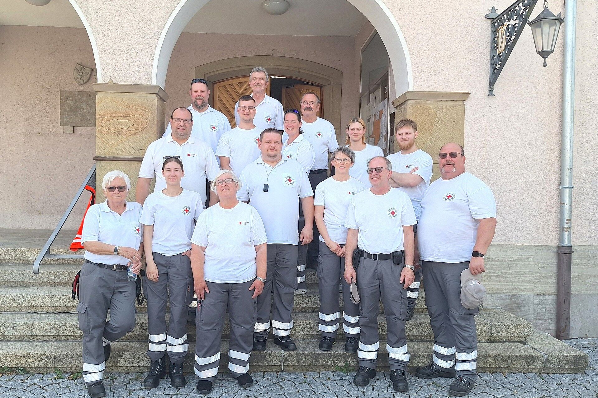 DRK Helfer beim Fauststadtfest 2025
